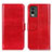 Funda de Cuero Cartera con Soporte Carcasa M07L para Nokia C210 Rojo