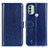 Funda de Cuero Cartera con Soporte Carcasa M07L para Nokia C31 Azul