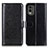 Funda de Cuero Cartera con Soporte Carcasa M07L para Nokia C32 Negro