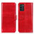 Funda de Cuero Cartera con Soporte Carcasa M07L para Nokia G100 Rojo