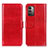 Funda de Cuero Cartera con Soporte Carcasa M07L para Nokia G11 Rojo