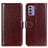 Funda de Cuero Cartera con Soporte Carcasa M07L para Nokia G310 5G Marron