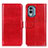 Funda de Cuero Cartera con Soporte Carcasa M07L para Nokia X30 5G Rojo