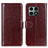 Funda de Cuero Cartera con Soporte Carcasa M07L para OnePlus 10 Pro 5G Marron