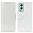 Funda de Cuero Cartera con Soporte Carcasa M07L para OnePlus Nord 2 5G Blanco