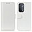 Funda de Cuero Cartera con Soporte Carcasa M07L para OnePlus Nord N200 5G Blanco