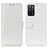 Funda de Cuero Cartera con Soporte Carcasa M07L para Oppo A53s 5G Blanco