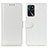 Funda de Cuero Cartera con Soporte Carcasa M07L para Oppo A54s Blanco