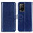 Funda de Cuero Cartera con Soporte Carcasa M07L para Oppo A94 5G Azul