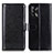 Funda de Cuero Cartera con Soporte Carcasa M07L para Oppo A95 4G Negro