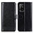 Funda de Cuero Cartera con Soporte Carcasa M07L para Oppo F19 Pro+ Plus 5G Negro