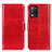 Funda de Cuero Cartera con Soporte Carcasa M07L para Realme 8 5G Rojo