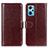 Funda de Cuero Cartera con Soporte Carcasa M07L para Realme GT Neo2 5G Marron