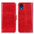 Funda de Cuero Cartera con Soporte Carcasa M07L para Samsung Galaxy A03 Core Rojo