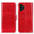 Funda de Cuero Cartera con Soporte Carcasa M07L para Samsung Galaxy A04s Rojo