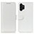 Funda de Cuero Cartera con Soporte Carcasa M07L para Samsung Galaxy A13 4G Blanco