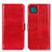 Funda de Cuero Cartera con Soporte Carcasa M07L para Samsung Galaxy F42 5G Rojo