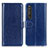 Funda de Cuero Cartera con Soporte Carcasa M07L para Sony Xperia 1 III Azul