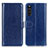Funda de Cuero Cartera con Soporte Carcasa M07L para Sony Xperia 10 III Azul