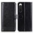 Funda de Cuero Cartera con Soporte Carcasa M07L para Sony Xperia 10 IV Negro