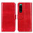 Funda de Cuero Cartera con Soporte Carcasa M07L para Sony Xperia 5 III Rojo