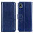 Funda de Cuero Cartera con Soporte Carcasa M07L para Sony Xperia Ace III SOG08 Azul