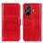 Funda de Cuero Cartera con Soporte Carcasa M07L para Vivo T1 5G Rojo