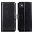 Funda de Cuero Cartera con Soporte Carcasa M07L para Wiko Y82 Negro