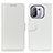 Funda de Cuero Cartera con Soporte Carcasa M07L para Xiaomi Mi 11 Pro 5G Blanco