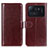 Funda de Cuero Cartera con Soporte Carcasa M07L para Xiaomi Mi 11 Ultra 5G Marron