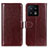 Funda de Cuero Cartera con Soporte Carcasa M07L para Xiaomi Mi 13 5G Marron