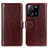 Funda de Cuero Cartera con Soporte Carcasa M07L para Xiaomi Mi 13T Pro 5G Marron