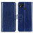 Funda de Cuero Cartera con Soporte Carcasa M07L para Xiaomi POCO C3 Azul