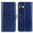 Funda de Cuero Cartera con Soporte Carcasa M07L para Xiaomi Poco F4 GT 5G Azul