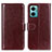 Funda de Cuero Cartera con Soporte Carcasa M07L para Xiaomi Redmi 10 5G Marron