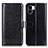 Funda de Cuero Cartera con Soporte Carcasa M07L para Xiaomi Redmi A1 Negro