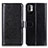 Funda de Cuero Cartera con Soporte Carcasa M07L para Xiaomi Redmi Note 10 JE 5G Negro