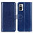 Funda de Cuero Cartera con Soporte Carcasa M07L para Xiaomi Redmi Note 10 Pro 4G Azul