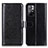 Funda de Cuero Cartera con Soporte Carcasa M07L para Xiaomi Redmi Note 11 5G Negro