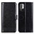 Funda de Cuero Cartera con Soporte Carcasa M07L para Xiaomi Redmi Note 11 SE 5G Negro