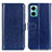 Funda de Cuero Cartera con Soporte Carcasa M07L para Xiaomi Redmi Note 11E 5G Azul