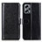 Funda de Cuero Cartera con Soporte Carcasa M07L para Xiaomi Redmi Note 11T Pro+ Plus 5G Negro