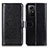 Funda de Cuero Cartera con Soporte Carcasa M07L para Xiaomi Redmi Note 12S Negro