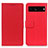 Funda de Cuero Cartera con Soporte Carcasa M08L para Google Pixel 7 Pro 5G Rojo