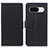 Funda de Cuero Cartera con Soporte Carcasa M08L para Google Pixel 8a 5G Negro