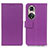 Funda de Cuero Cartera con Soporte Carcasa M08L para Huawei Honor 50 Pro 5G Morado