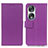 Funda de Cuero Cartera con Soporte Carcasa M08L para Huawei Honor 90 5G Morado