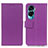 Funda de Cuero Cartera con Soporte Carcasa M08L para Huawei Honor 90 Lite 5G Morado