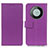 Funda de Cuero Cartera con Soporte Carcasa M08L para Huawei Mate 60 Pro+ Plus Morado