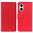 Funda de Cuero Cartera con Soporte Carcasa M08L para Huawei Nova 10 SE Rojo